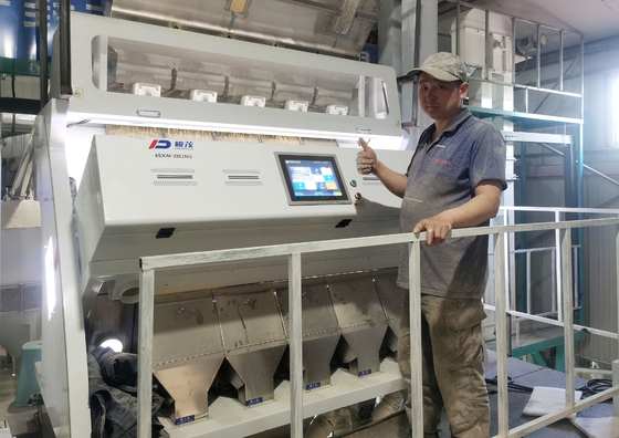 高精度 5400 ピクセル CCD 米ソート 220V / 50HZ 多様性 Kw 電源
