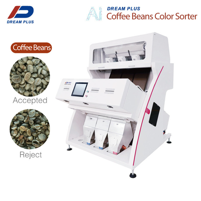 CCD RGBのカメラのコーヒー豆の分類は3つのシュートを高精度な192のチャネル機械で造る
