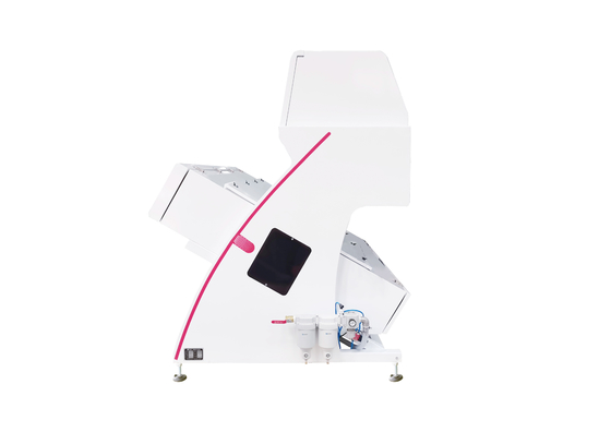 農業 CCD RGB 米色選別機機械 6 シュート 384 チャンネル