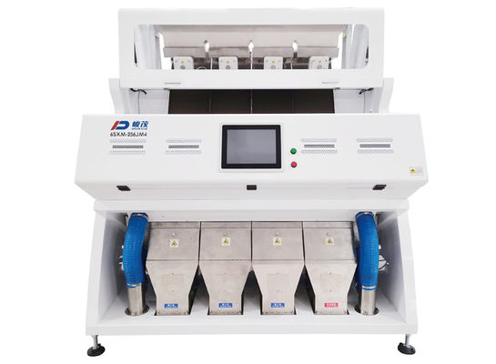 ピーナツ穀物の豆の米4シュート256チャネル1500kg/H CCD色の選別機機械